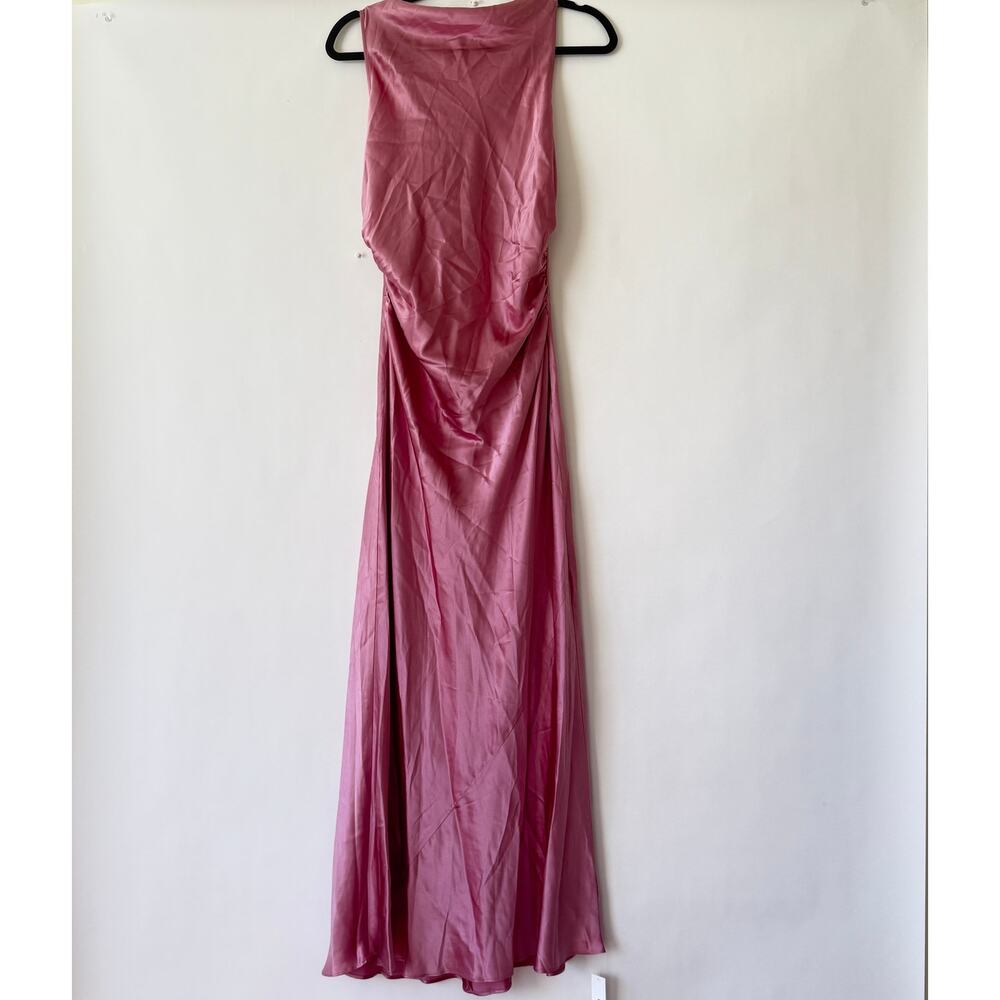 Reformation Womens Casette Silk Dress Sugar Plum Size 12 NWT
